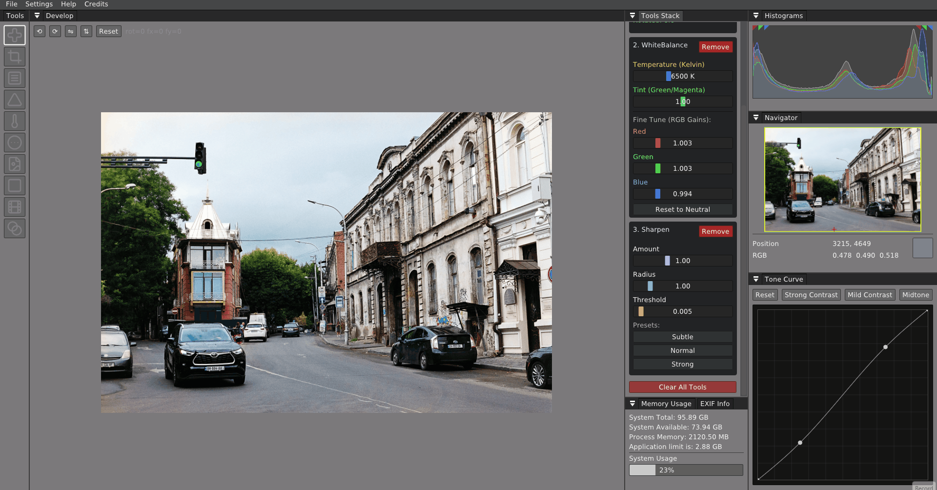 Passepartout border workflow recording